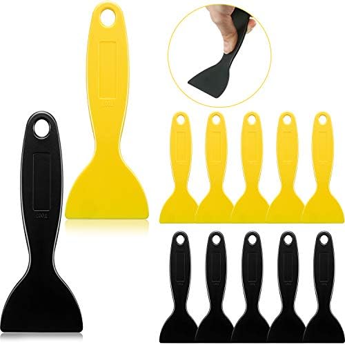 Mudder 12 Pieces Plastic Spatula Putty Knife Scrapers by Mudder