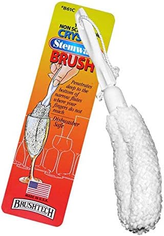 Brushtech Crystal Wine Glass Cleaning Brush by Brushtech