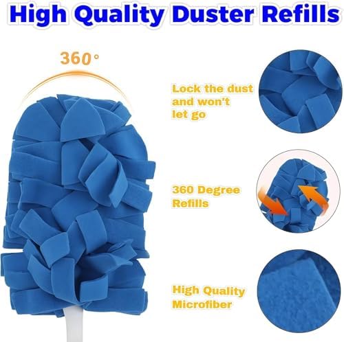 Electrostatic Dusters for Cleaning, 360° Electrostatic Duster Refills, Washable - Image 2