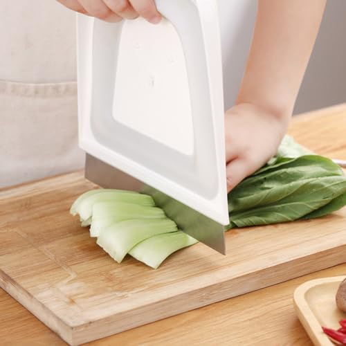 Folding Dustpan Scraper with Scale, Hanging Kitchen Cutter Tool - Image 6