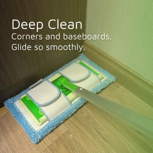 2-Pack Reusable Mop Pads for Swiffer Sweeper, Washable Microfiber Refills - Image 4