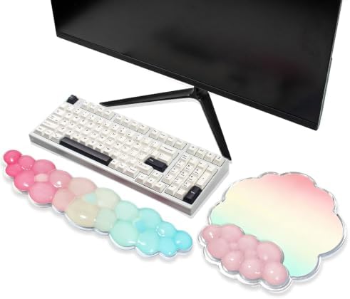 Pastel Cloud Wrist Rest and Gel Mouse Pad Support - Image 7