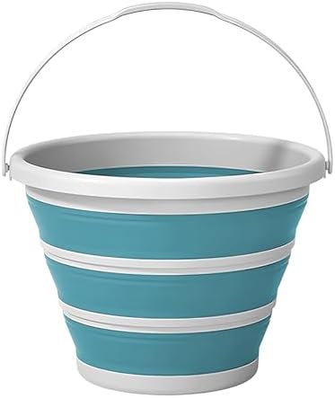 10L Portable Collapsible Silicone Bucket by TEENGSE