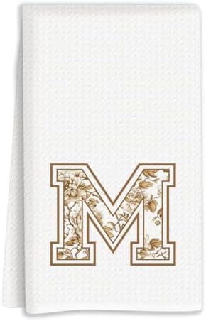Chinoiserie Initial Kitchen Towels, Personalized Kitchen Towels, Personalized by Unknown