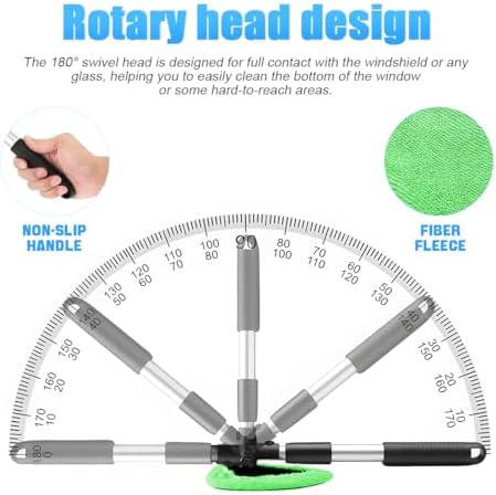 Extendable Car Windshield Cleaning Tool - Image 3