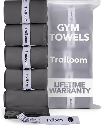 Trailoom Microfiber Gym Towels, Quick Dry, Highly Absorbing by Trailoom
