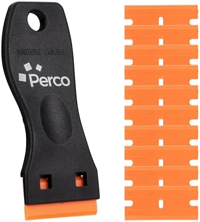 Perco Plastic Non-Scratch Razor Blade Scraper by Perco