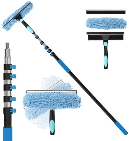 25FT Reach Window Squeegee Kit by Veebuyla
