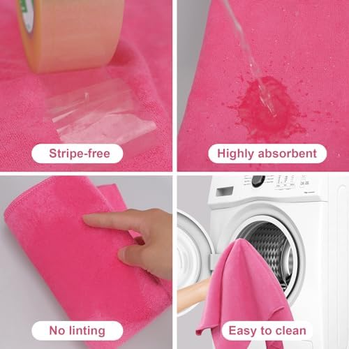 4 Pcs Extra Large Microfiber Cleaning Cloth - Image 3