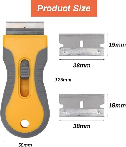 Razor Blade Scrape with 20pcs Extra Blades, Scraper Tool, Razor Blade - Image 2