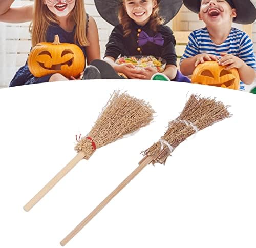 Bamboo Witch Mini Brooms, Cosplay & Party Decorations - Image 4