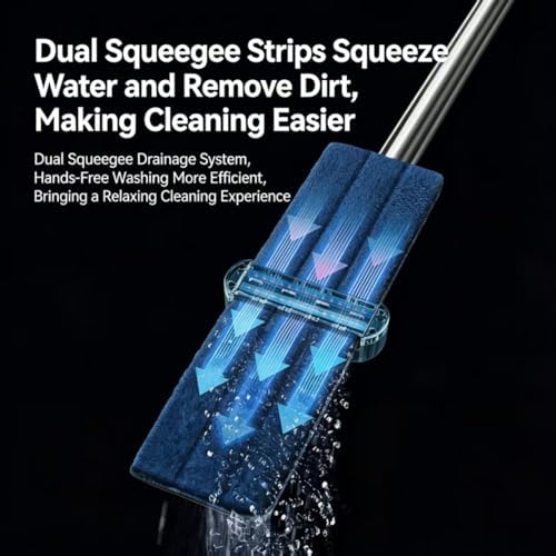 Wet Dry Flat Microfiber Mop for Hardwood Floors - Image 5