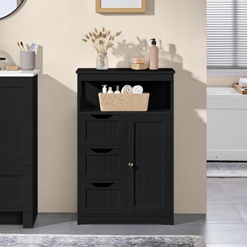 Yaheetech Small Freestanding Bathroom Storage Cabinet - Image 2