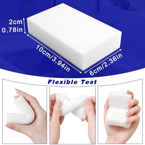 20 Pack Magic Cleaning Sponge Erasers, Non-Scratch Melamine Sponges in Bulk - Image 4