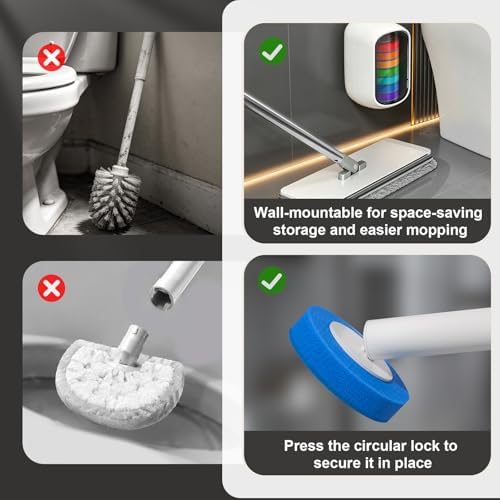 MOPUP Disposable Toilet Brush Set, 35 Refills - Image 5