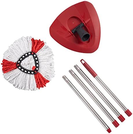 Matthew Cleaning 12Pack Red Microfiber Spin Mop Replacement Head Compatible - Image 5