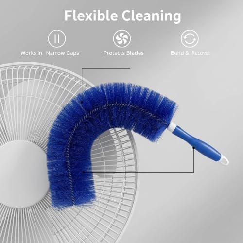 Bendable Fan Cleaning Brush – Soft Bristle Fan Cleaner - Image 5