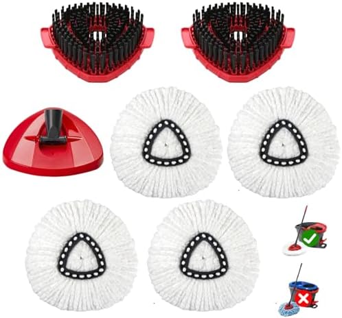 7 Pack Mop Replace Head for Ocedar Spin Mop Replacements Scrubber by YZJAJZY