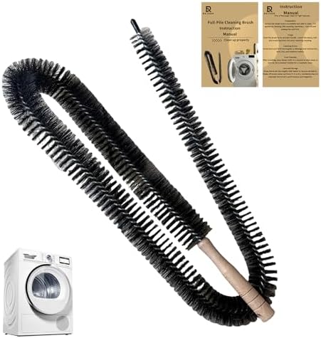 Full-Bristle Dryer Vent Cleaner Brush, Dryer Lint Brush and Lint Removal Tool by Unknown