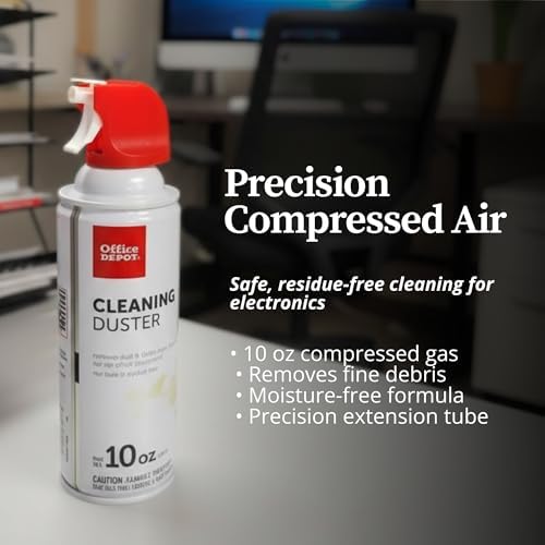 Office Depot Cleaning Duster, 10 Oz Compressed Canned Air - Image 3