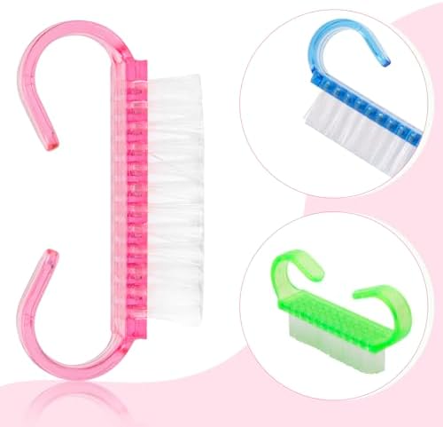 25 Pcs Handle Grip Nail Brush, Fingernail Scrub Cleaning Brushes - Image 3