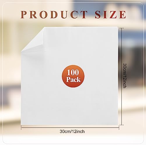 Tranqun 100 Pcs Disposable Microfiber Cleaning Cloth Bulk, Lint Free Cloth - Image 2