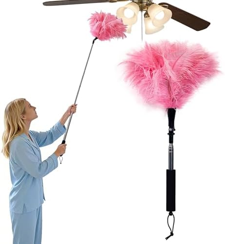Feather Duster Extendable 22–47 Inch, Long Handle Duster by Unknown