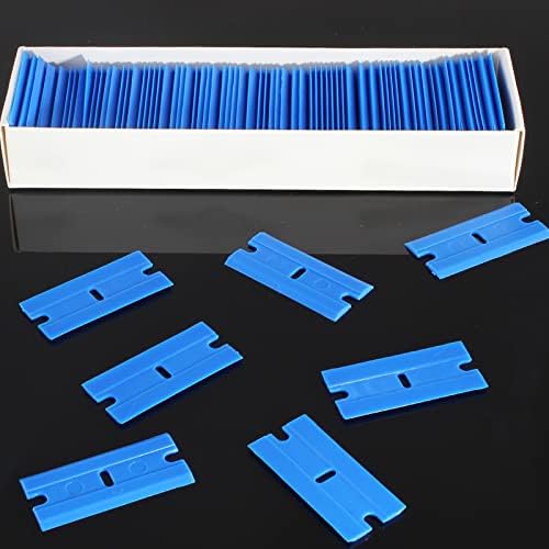 200 Pcs Plastic Razor Blades Double Edge - Image 2