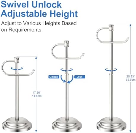 RUMOSE Toilet Paper Holder Stand - Image 2