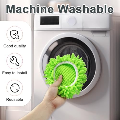 Mop Heads Replacements, 6 Pack Spin Mop Refill Replace Head - Image 6