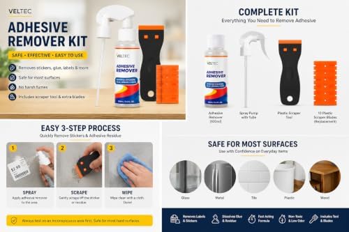 Adhesive Remover Kit 3.3 oz Spray - Image 3