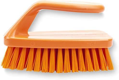 SPARTA Scrub Brush with Iron Shaped Handle and Stiff Bristles, Heavy Duty by SPARTA