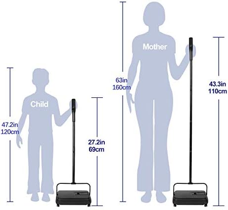 Eyliden Carpet Sweeper, Mini Size, Manual Sweeping - Image 2