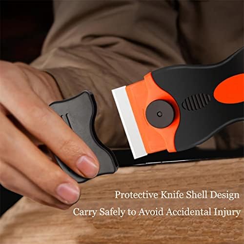 Razor Blade Scraper, 2-in-1 Double Edged Razorblade Scraper Tool - Image 6