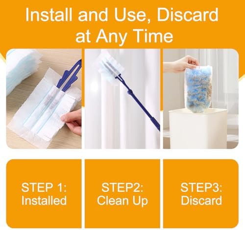 40 Count Electrostatic Duster Refills Replacement Head - Image 5