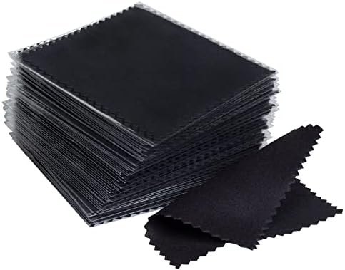CATIFLIN 100pcs Premium Jewelry Cleaning Cloth, by CATIFLIN
