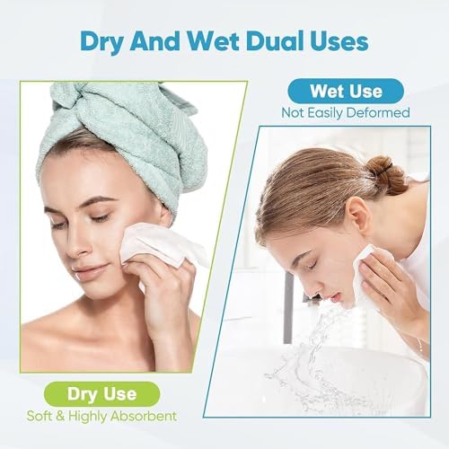 AIDEA Face Towels Disposable-50Ct, Face Cloths - Image 3
