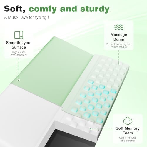 Ospelelf Keyboard Wrist Rest, Ergonomic Memory Foam Wrist Support - Image 3