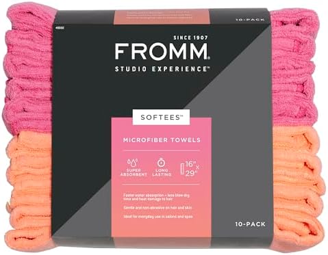 Fromm Softees Microfiber Salon Hair Towels by Fromm