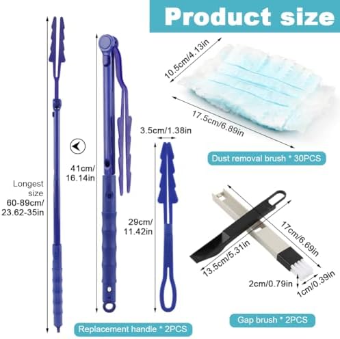 30 Count Duster Refills Microfiber Replacement Heads - Image 2