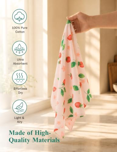 Flour Sack Kitchen Towels 2 Pack, 18x26 Inch - Image 2