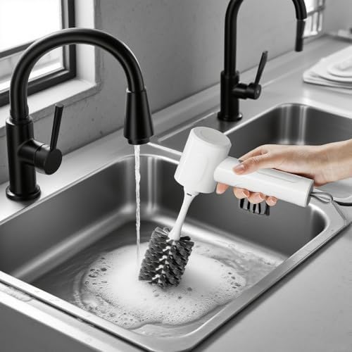 Electric Spin Scrubber, Cordless Handheld Brush, 2 Speeds - Image 2