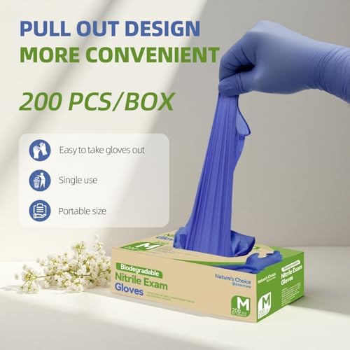 Jointown Biodegradable Nitrile Exam Gloves, Disposable Medical Surgical Gloves - Image 5