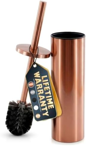 Bronze Toilet Brush and Holder Set by Novsix
