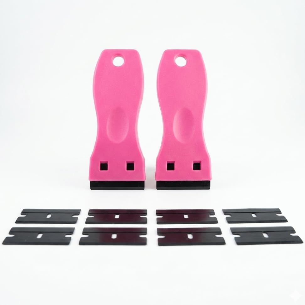 2-Pack Plastic Razor Scraper Tool by CarSleek-ProfessionalCarCare