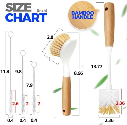 Holikme 5 Pack Dish Brush Set - Image 6