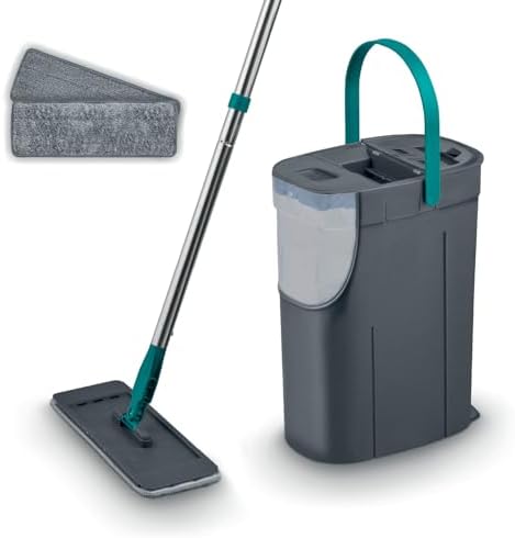 Tower Flat Mop and Bucket Set by TOWER
