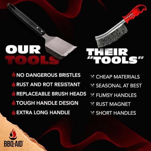 Bristle Free Grill Brush Cleaner and Scraper - Image 4