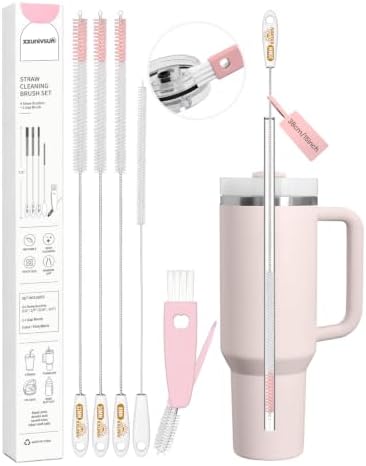 15 Inch Extra Long Straw Cleaner Brush Set by BetterLivingthroughBetterCare