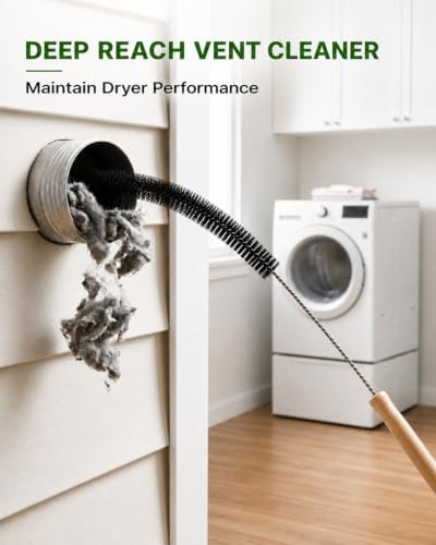 Dryer Vent Cleaner Kit, Bendable Lint Brush 2Pcs, 28 Inches - Image 4